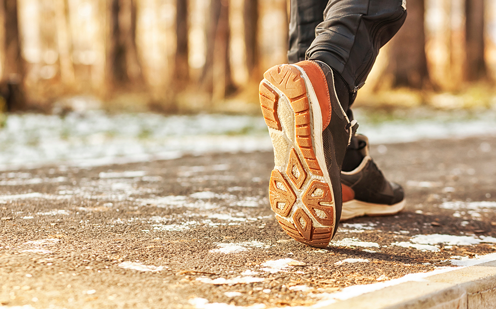 Walking on a Trail